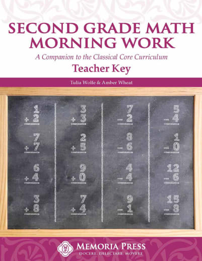Second Grade Math Morning Work Teacher Key
