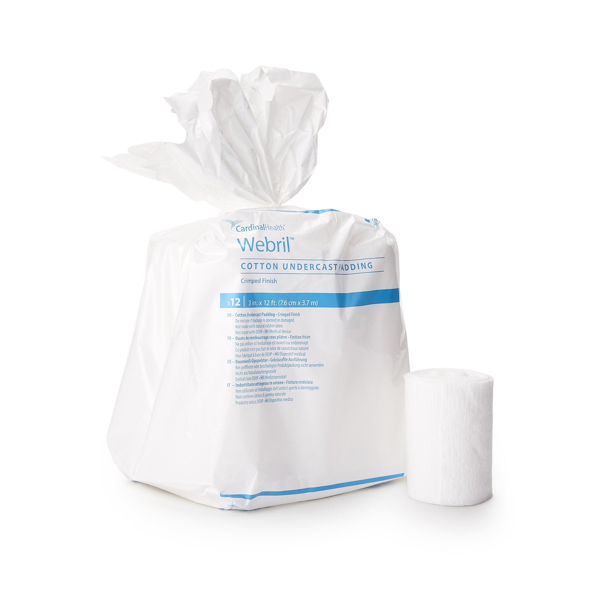 Webril Undercast Cotton Cast Padding, Nonsterile, 6 Inch x 4 Yard MK 10064
