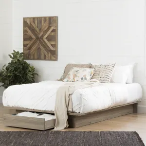 Platform Bed with Drawer