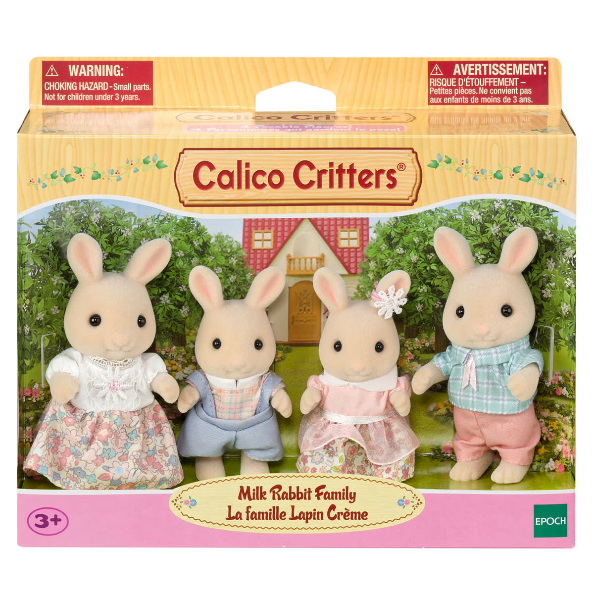 ふ*ば様 Apolina ZABINA-CORWEN CALICO MILK 2 Milk Rabbit Family (Calico Critters)
