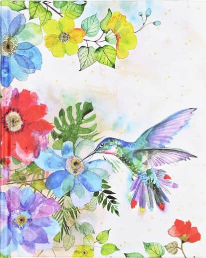 Oversize Journals - Hummingbird Garden