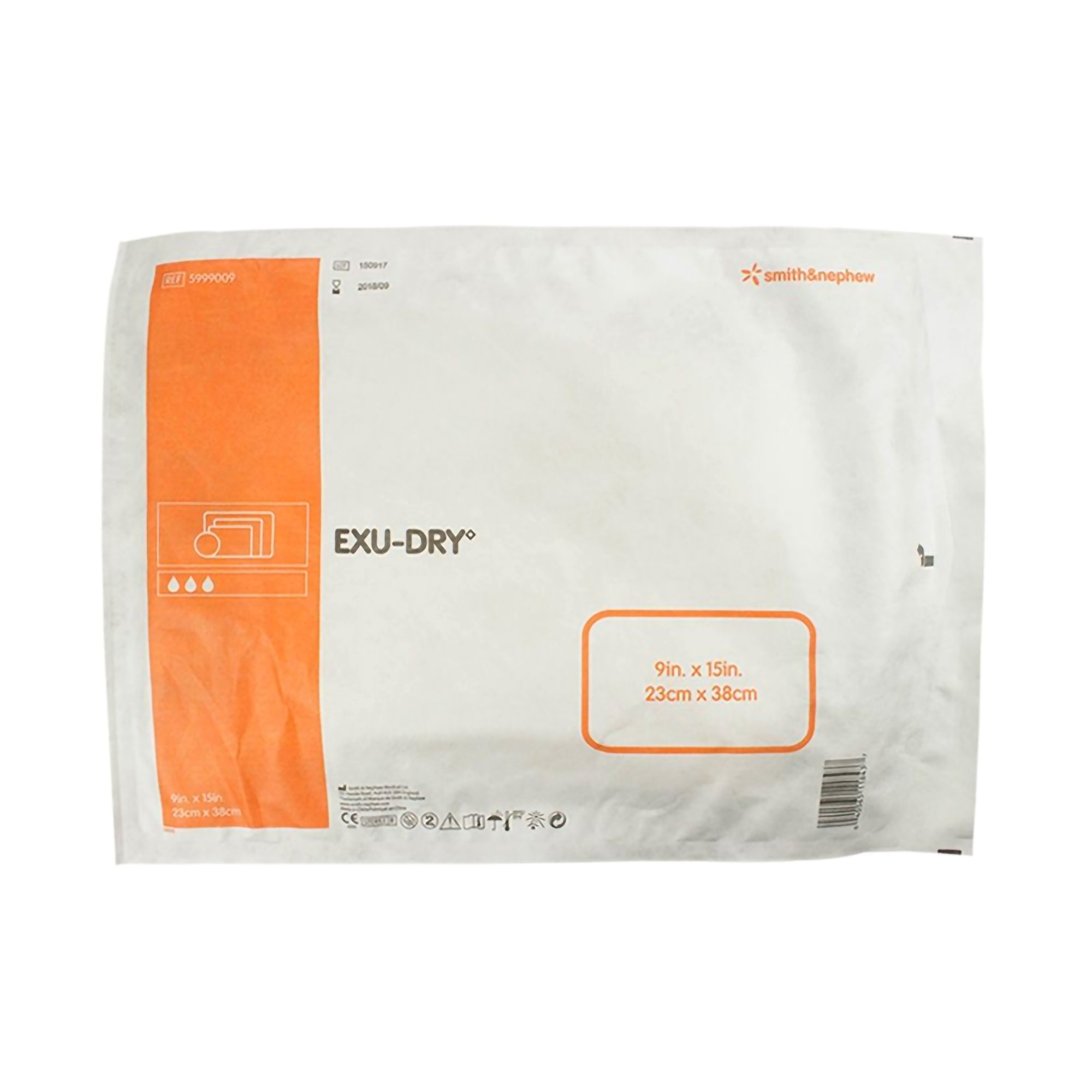 Smith & Nephew Exu-Dry Anti-Shear Super Absorbent Dressing, 9 x 15 Inch MK 360875