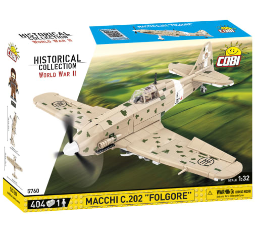 COBI Macchi C.202 Folgore Fighter Aircraft - 404 pieces (World War II Historical Collection)