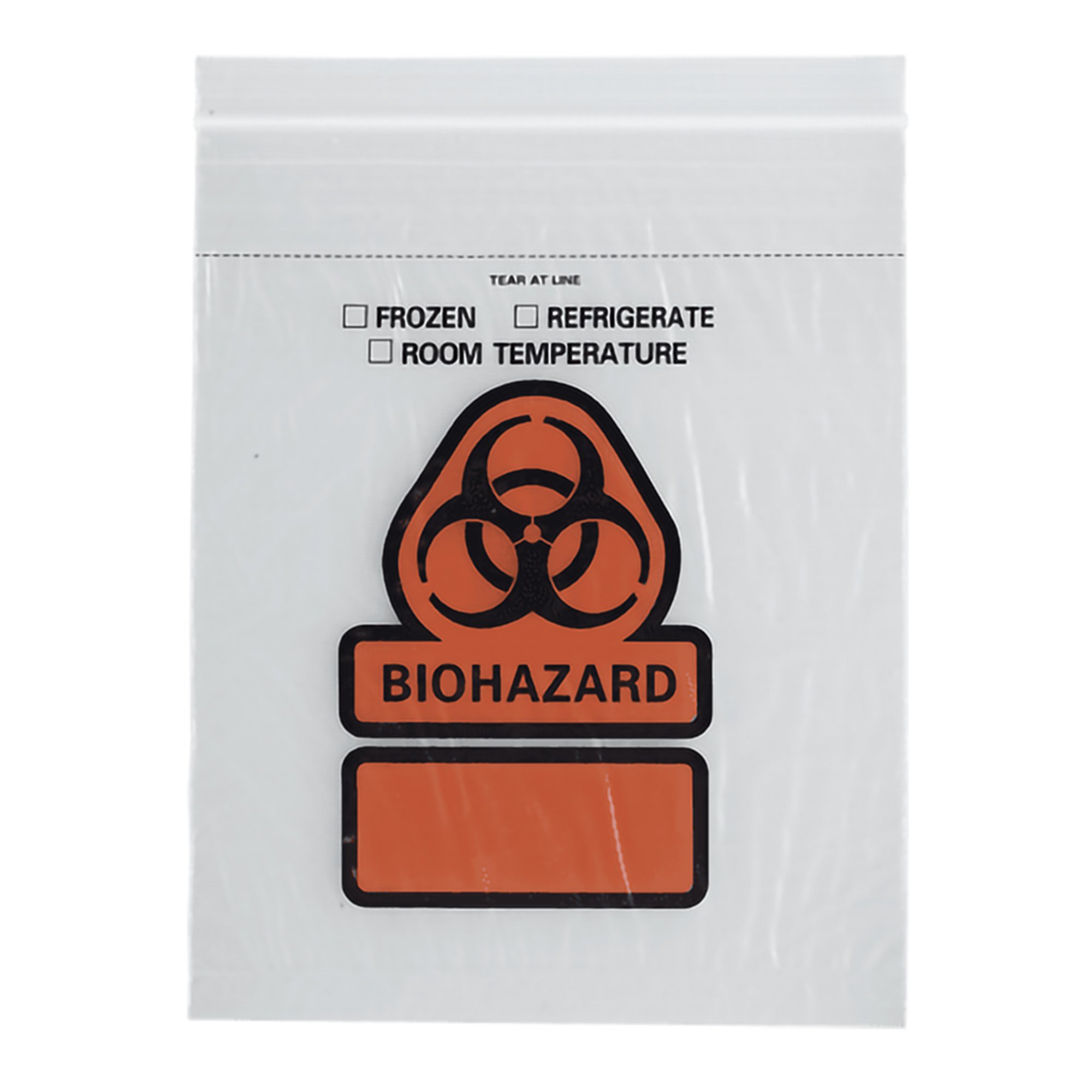 Specimen Transport Bag with Document Pouch, Zip Closure, 6 x 9 Inch MK 405101