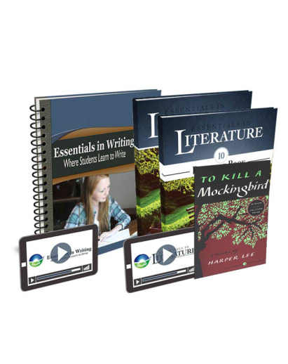 Essentials in Writing and Literature Level 10 Bundle with Online Video Access