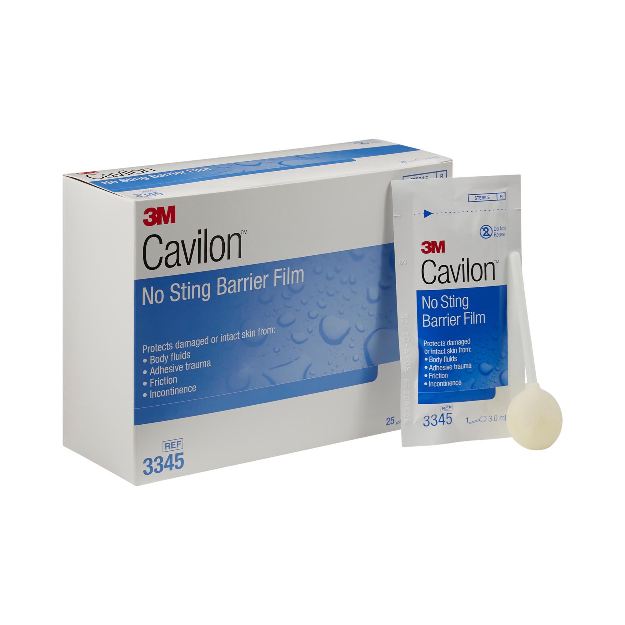 3M Cavilon No Sting Skin Barrier Applicator, 3-mL Individual Packets MK 292019