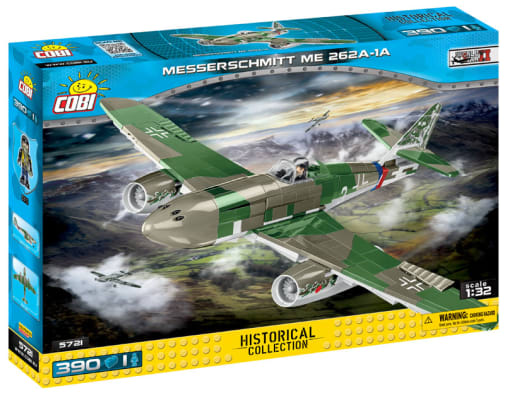 COBI Messerschmitt Me 262A-1A Fighter Jet - 390 pieces (Historical Collection WWII Planes)
