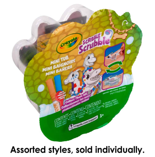 Crayola Scribble Scrubbie Mini Tub, Dinos