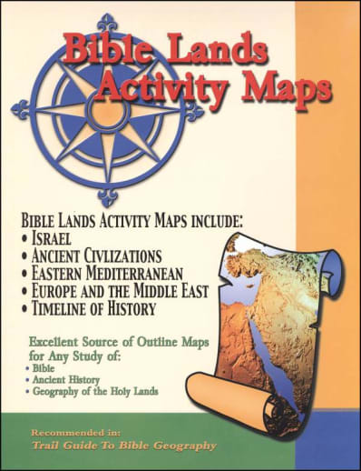 Bible Lands Activity Maps - Paper