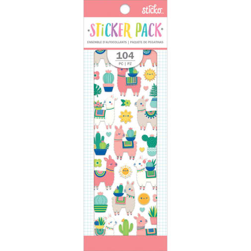 Llama & Cactus Sticker Pack