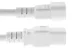 AC power cord, C14 to C19, 14 AWG, 4ft, White
