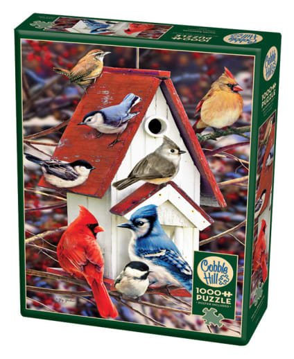 Cobble Hill Winter Birdhouse Puzzle (1000 piece)