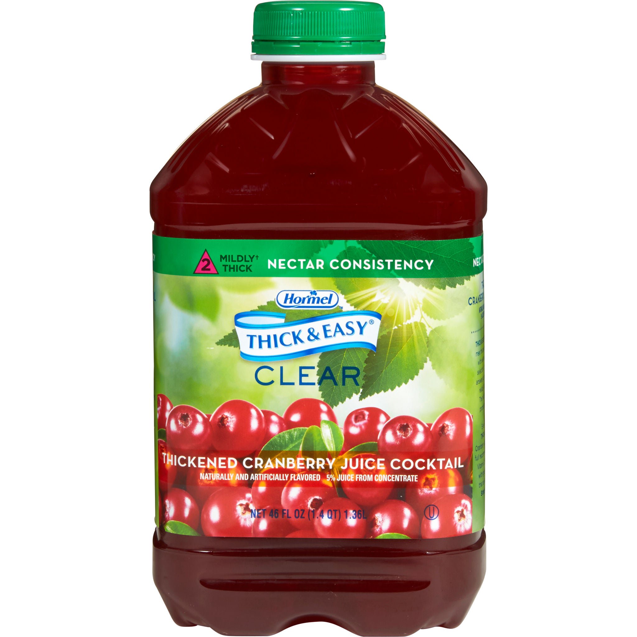 Thick & Easy Nectar Consistency Cranberry Thickened Beverage, 46-ounce bottle MK 797173