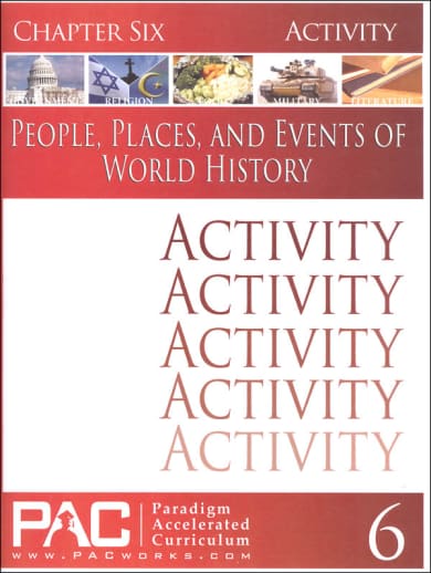 World History - Chapter 6 Activities