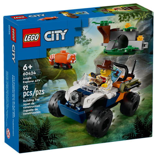 LEGO City Exploration Jungle Explorer ATV Red Panda Mission (60424)