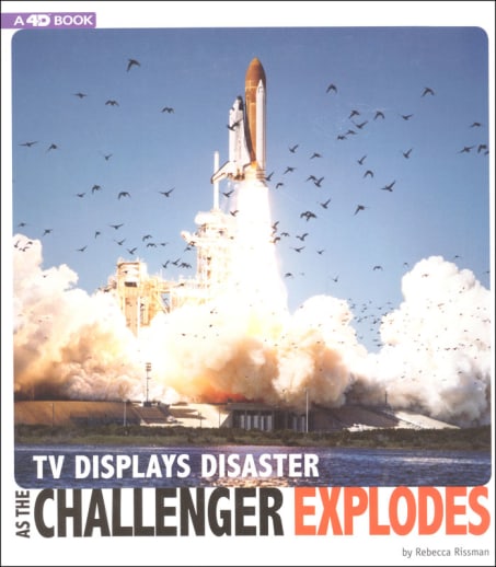 TV Displays Disaster as the Challenger Explodes (Captured Television History 4D)