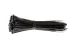 6in Nylon Cable Ties, Black (Qty 100)