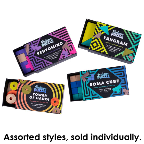 Classic Wooden Puzzles (Assorted Puzzles)