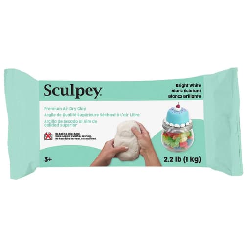 Sculpey Air-Dry Clay - White (2.2 lb)