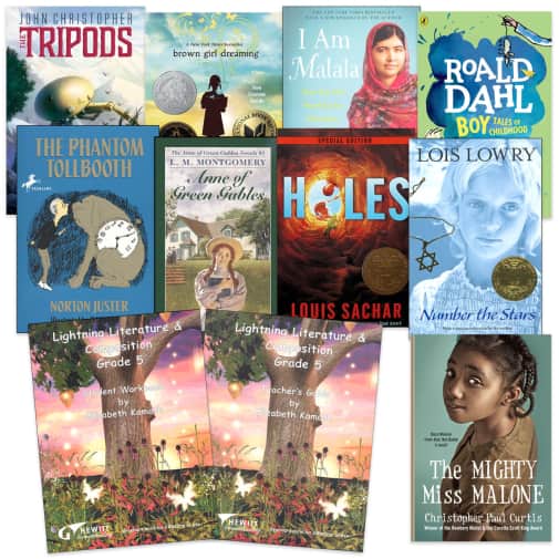 Lightning Literature Grade 5 Full Year Package with Literature