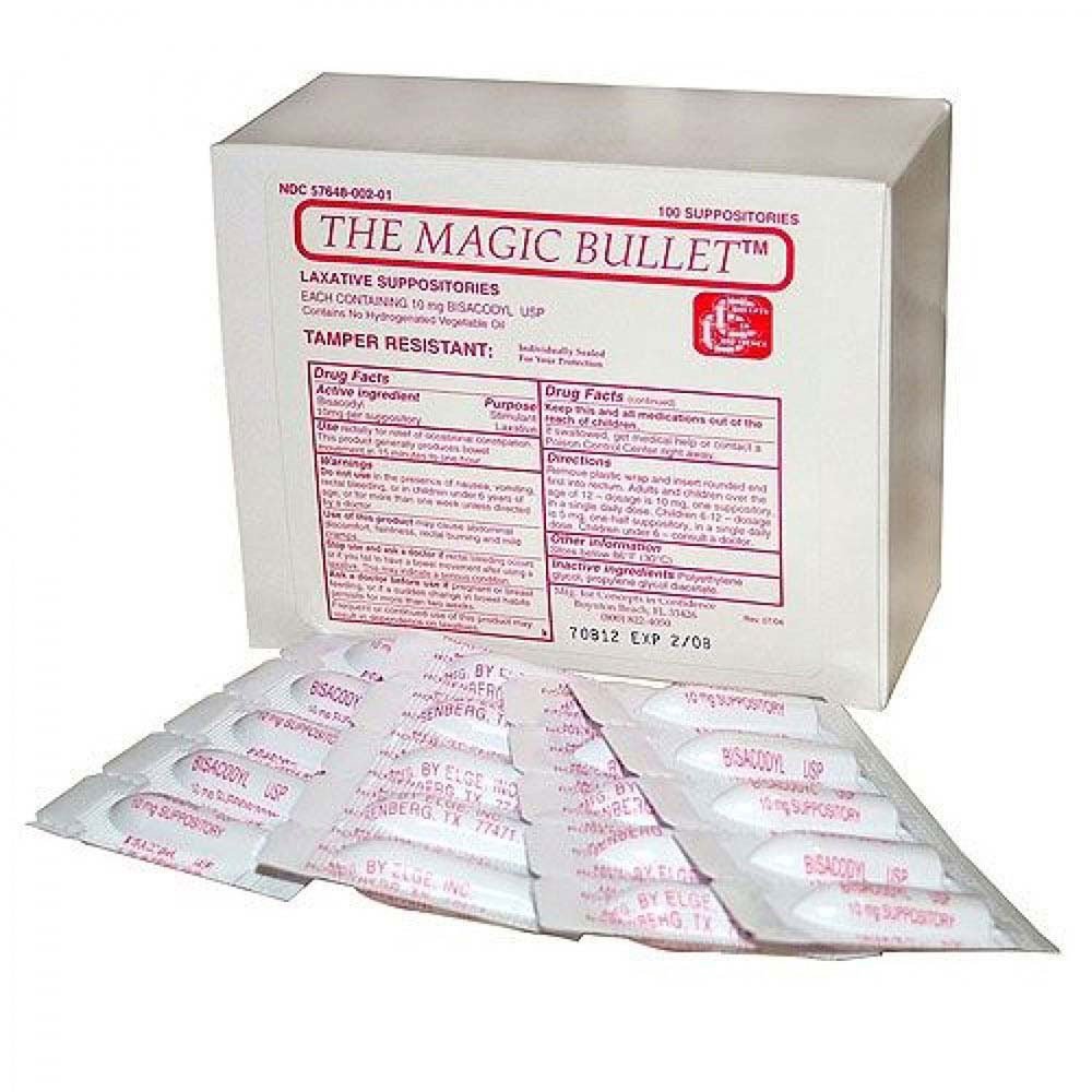 Magic Bullet Bisacodyl USP Laxative MK 870186