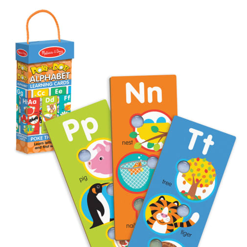 Melissa & Doug Poke-A-Dot! Alphabet Learning Cards