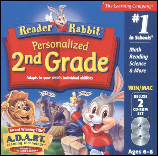 Reader Rabbit Personalized 2nd Grade CD-ROMS