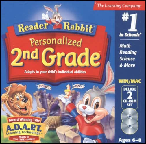 Reader Rabbit Personalized 2nd Grade CD-ROMS