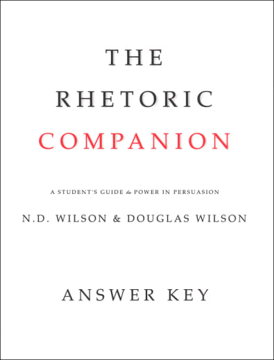 Rhetoric Companion Answer Key