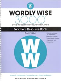 Wordly Wise 3000 Book 9 Teacher Resource Book, 4th Edition