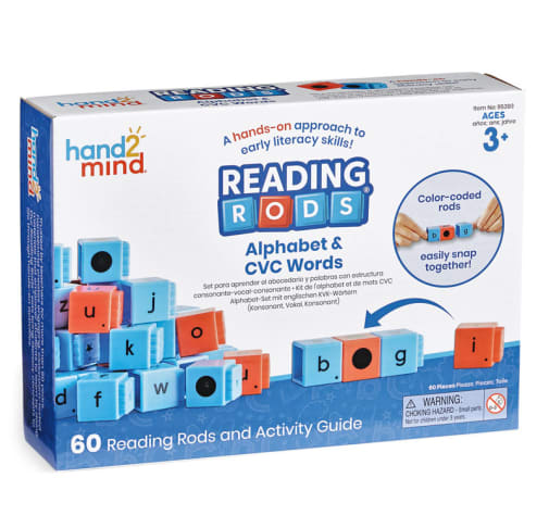 Reading Rods Alphabet & CVC Words Set