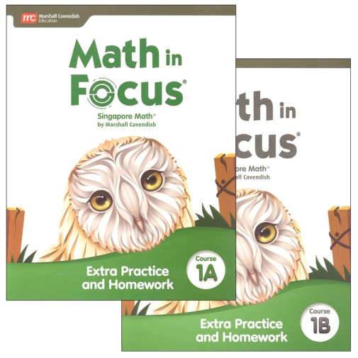 Math in Focus 2020 Extra Practice and Homework Collection Course 1A/1B