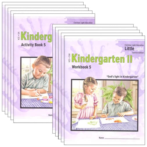 Kindergarten 2 LittleLight Activity Book & Workbook Set (no Teacher Manual))