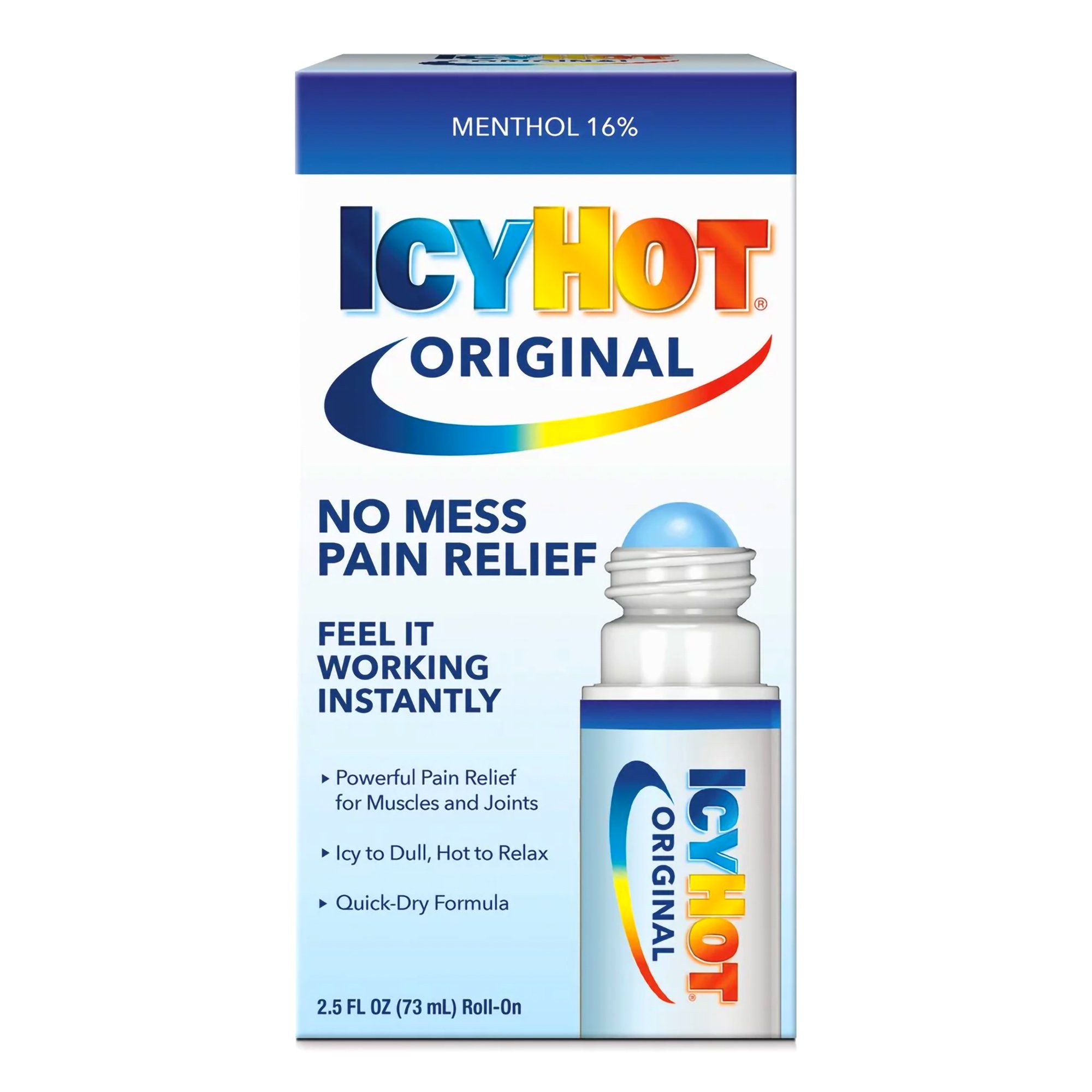 Icy Hot Original No Mess Applicator Pain Relief Roll-On MK 1230682