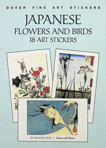 Japanese Flowers & Birds: 18 Art Stickers