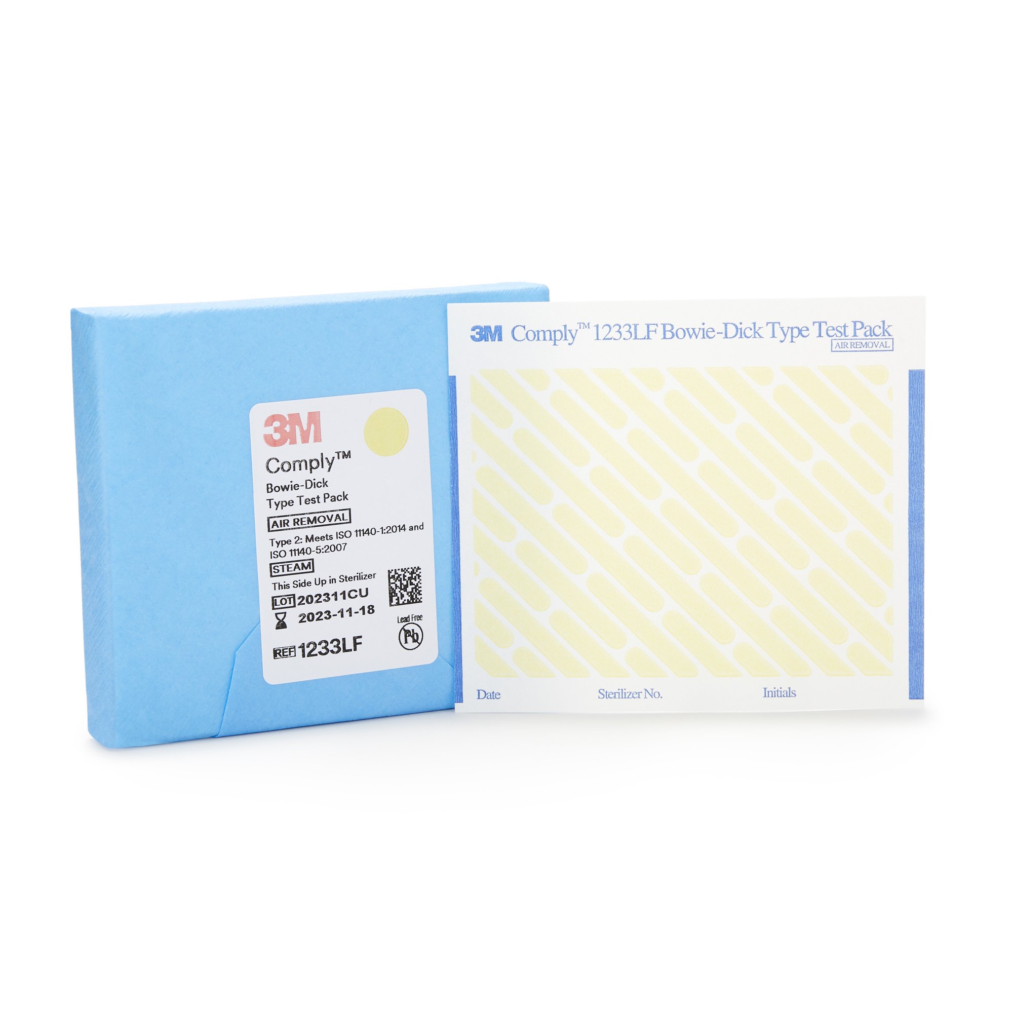 3M Comply Sterilization Bowie-Dick Test Pack, Type 2, Steam, 270  273 F MK 724430