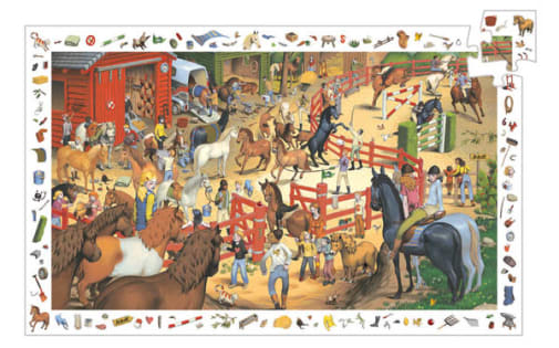 Observation Puzzle - Horse-Riding (200 pieces)