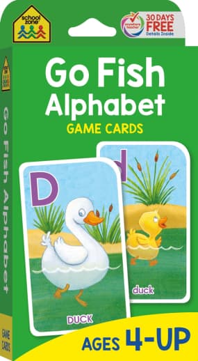 Go Fish Card Game (Upper & Lower case alpha)