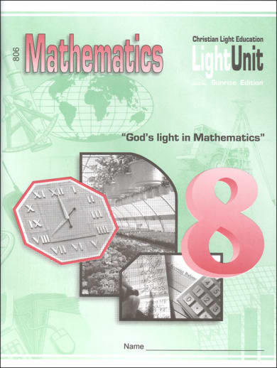 Mathematics LightUnit 806 Sunrise Edition