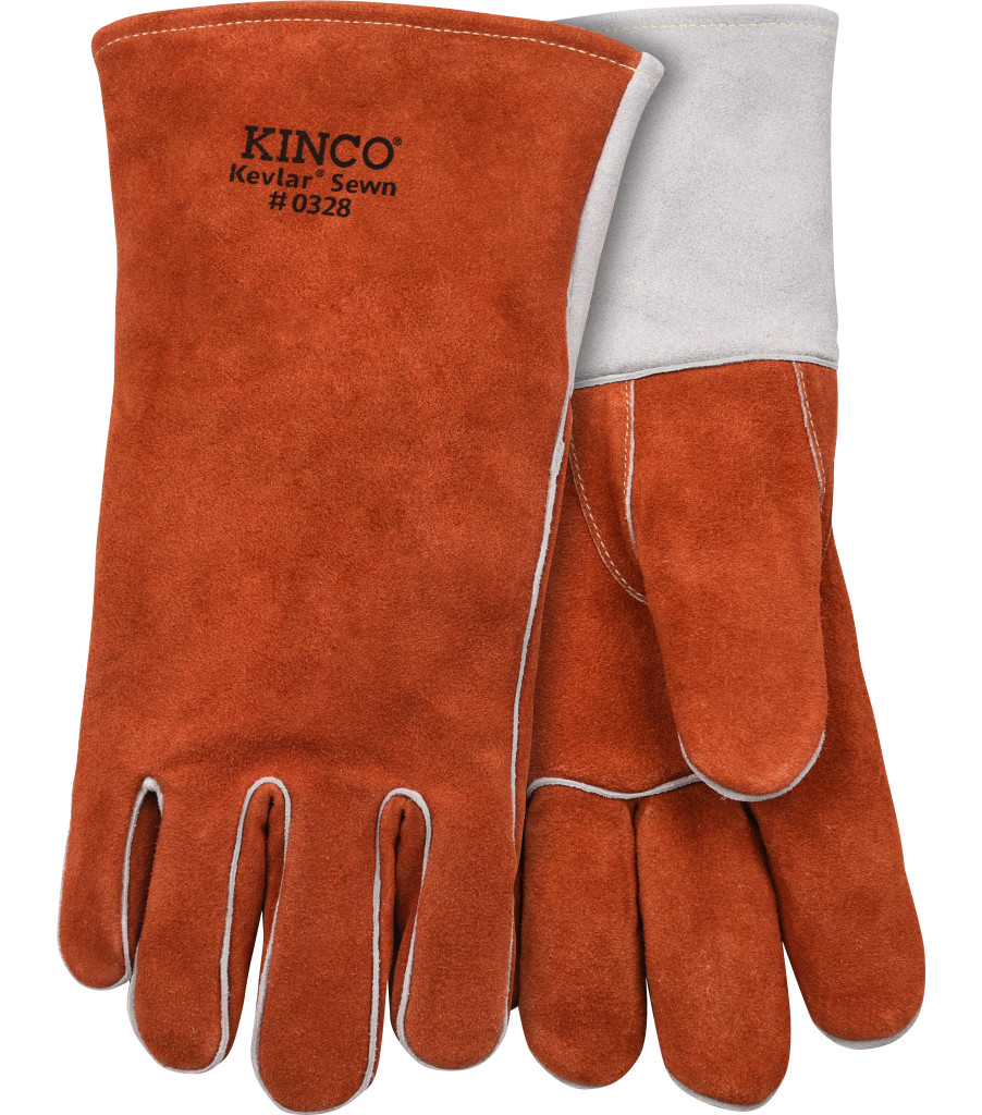 Premium Split Cowhide with Thumb Strap, Brown, large image number 0