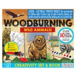 Woodburning Creativity Set and Book: Wild Animals!