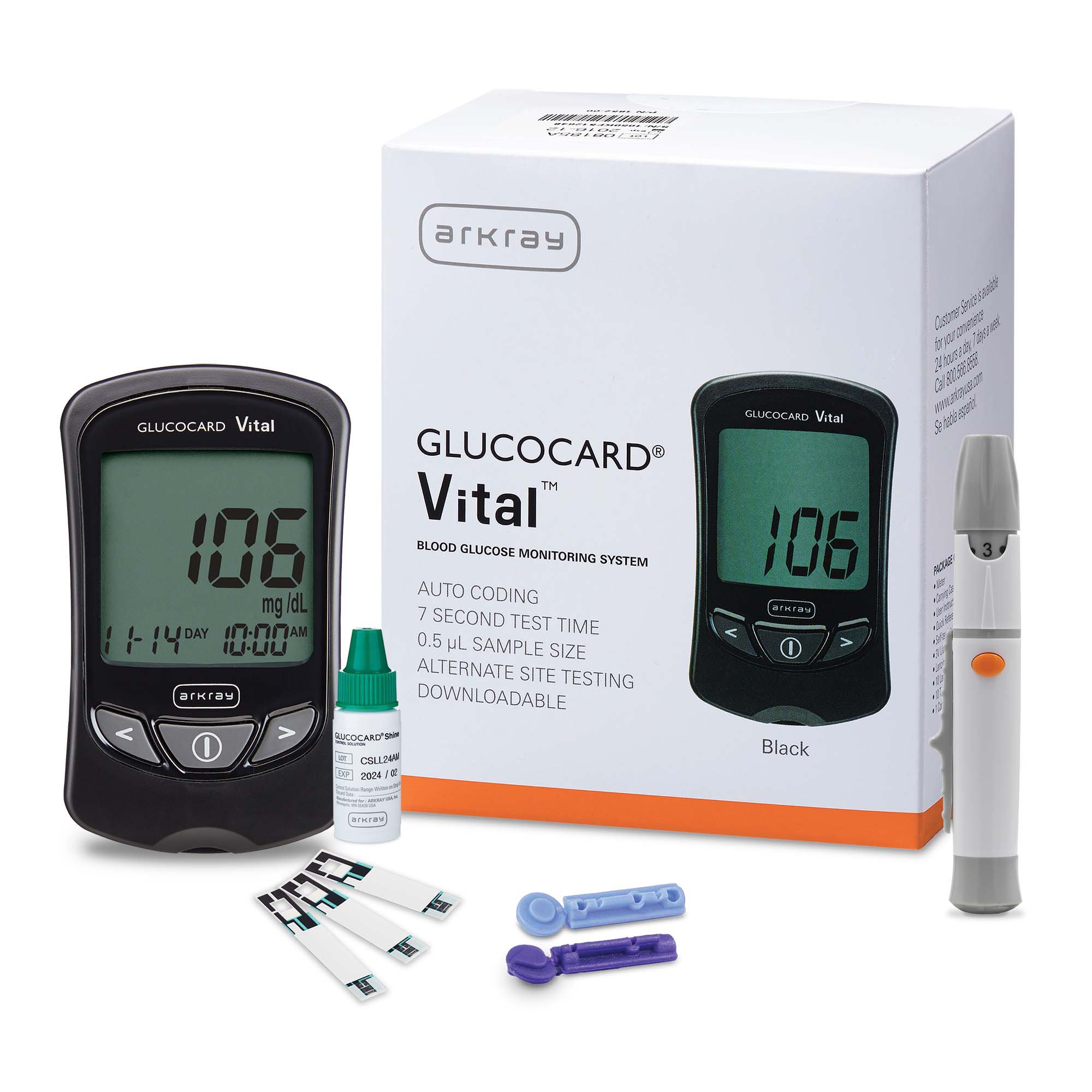 Glucocard Vital Blood Glucose Meter Kit MK 783949