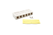 Keystone Surface Mount Box, 6 Port, White