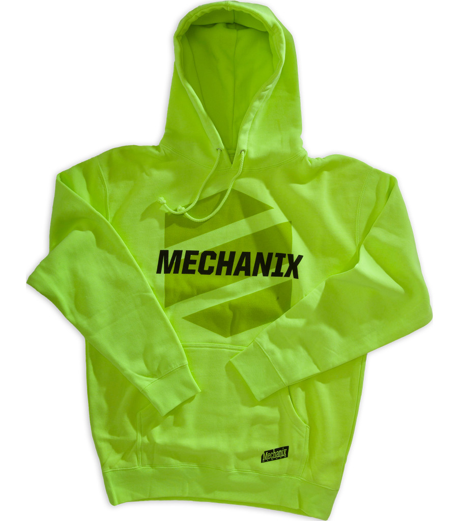 Pullover Hoodie Safety Yellow, Fluorescent Yellow, large image number 0