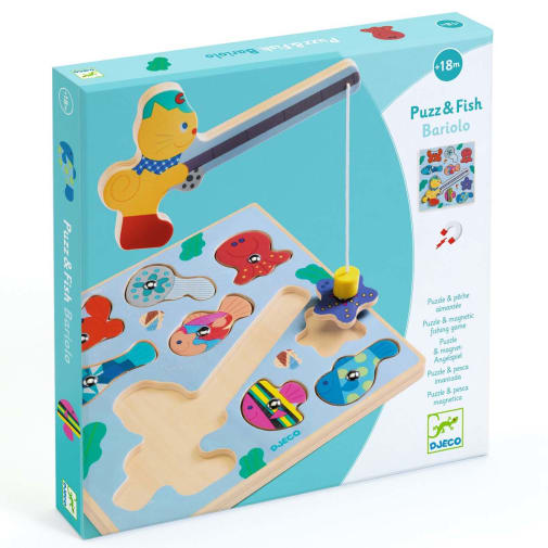 Puzz & Fish Bariolo Wooden Puzzle