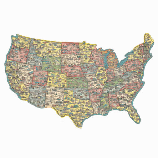 America the Wonderland Jigsaw Puzzle (1000 piece)