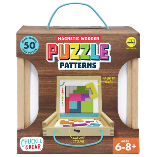 Puzzle Patterns; Magnetic Wooden shape puzzles