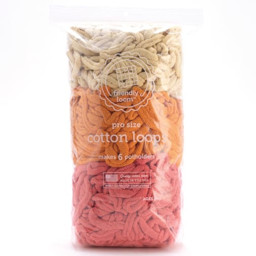 Friendly Loom Potholder Cotton Loops - Tulip (PRO Size)