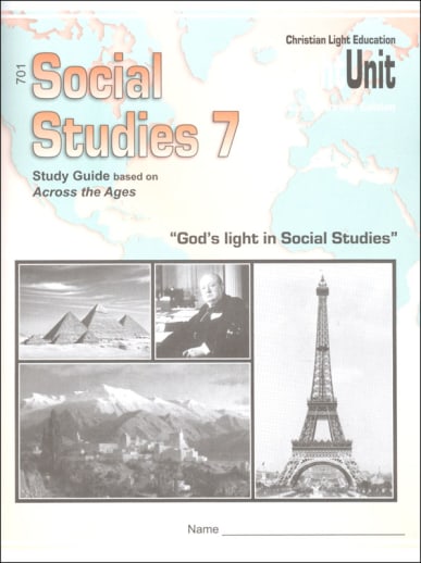 Social Studies 701 LightUnit Sunrise Preliminary Edition
