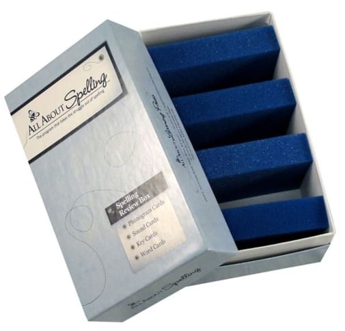 All About Spelling Review Box - Without Divider Cards